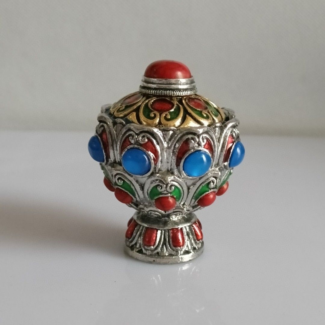 Vintage Collectible Bottles - Vintage Antique Collection Ethnic Style Pure