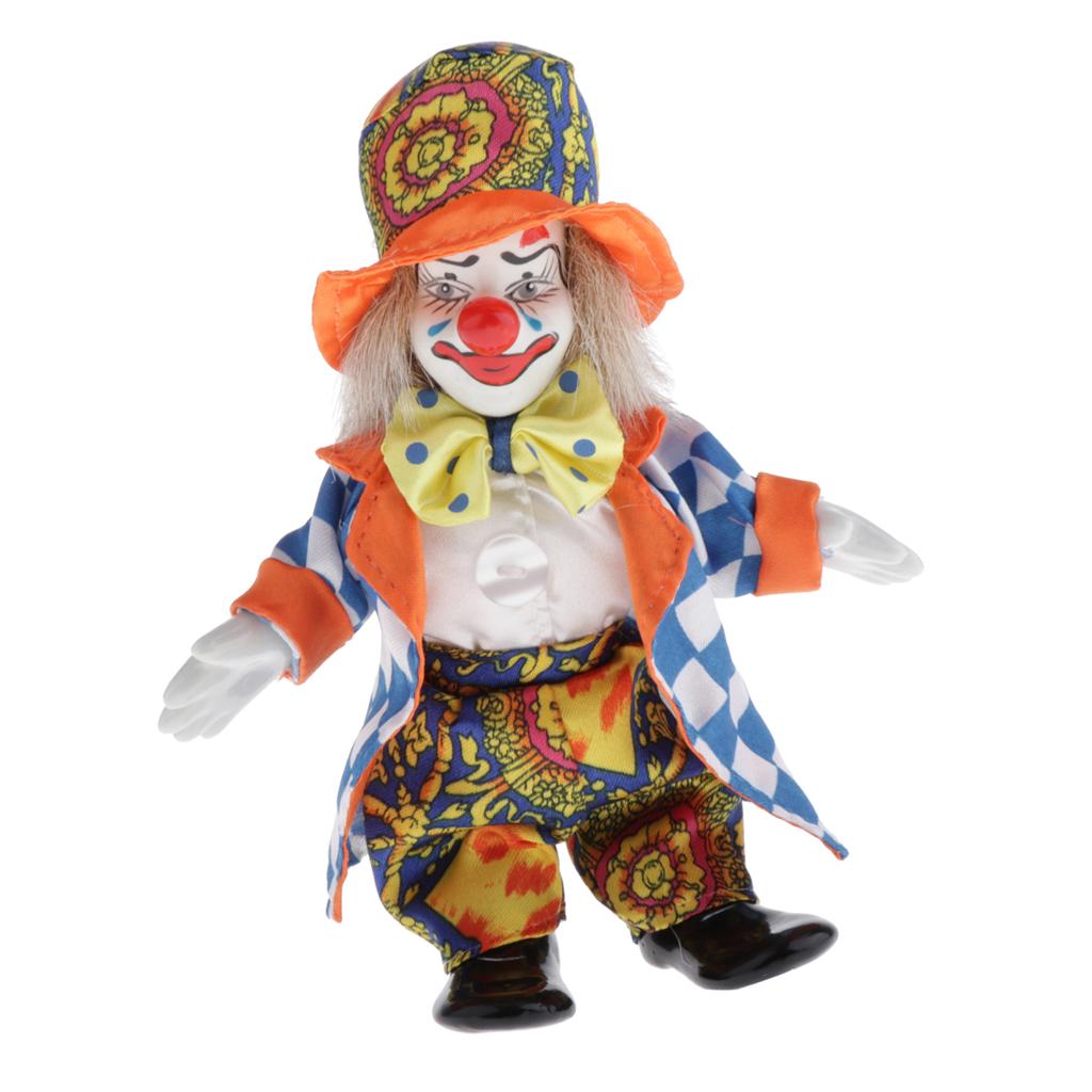 Ceramic Porcelain Jester Clown - Vintage Collectible Porcelain Dolls 评论和价格