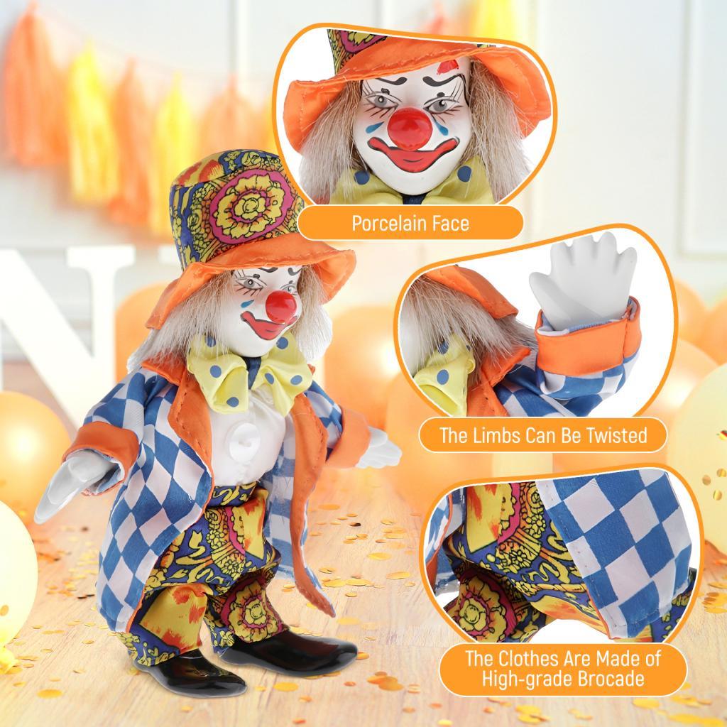 Ceramic Porcelain Jester Clown - Vintage Collectible Porcelain Dolls 评论和价格