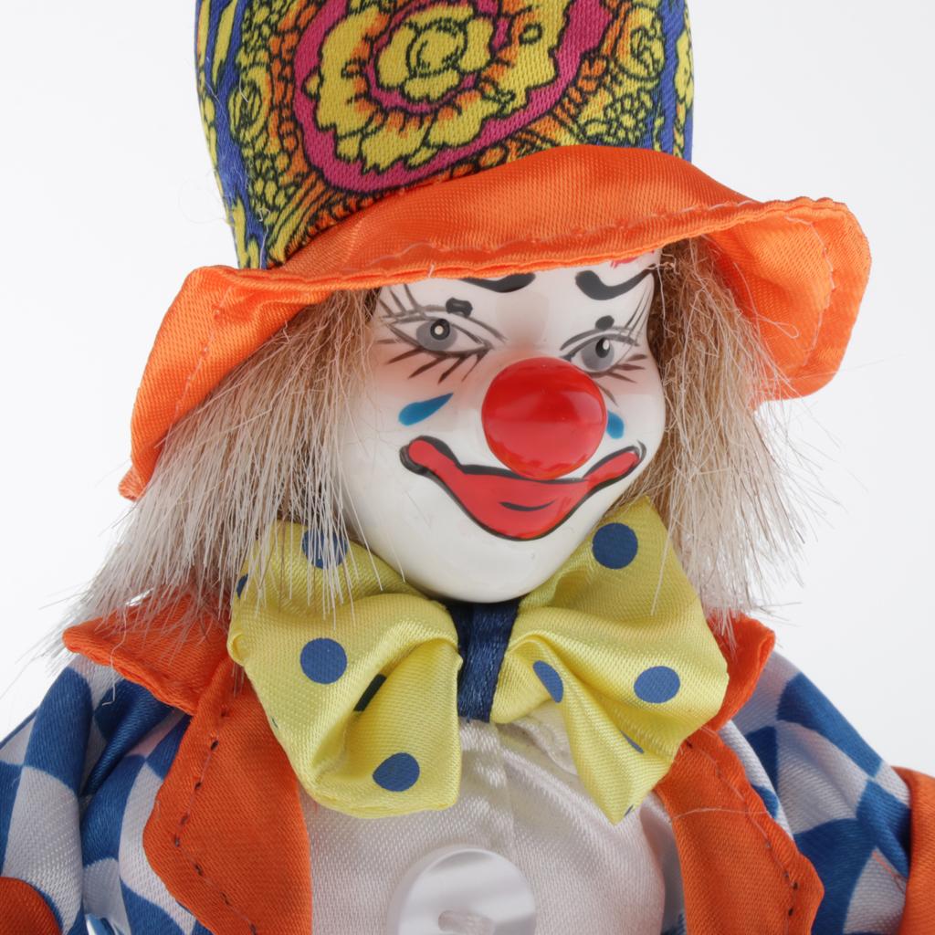 Ceramic Porcelain Jester Clown - Vintage Collectible Porcelain Dolls 评论和价格