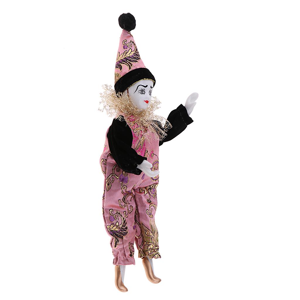 22cm Porcelain Clown Dolls Col - Vintage Collectible Porcelain Dolls 评论和价格