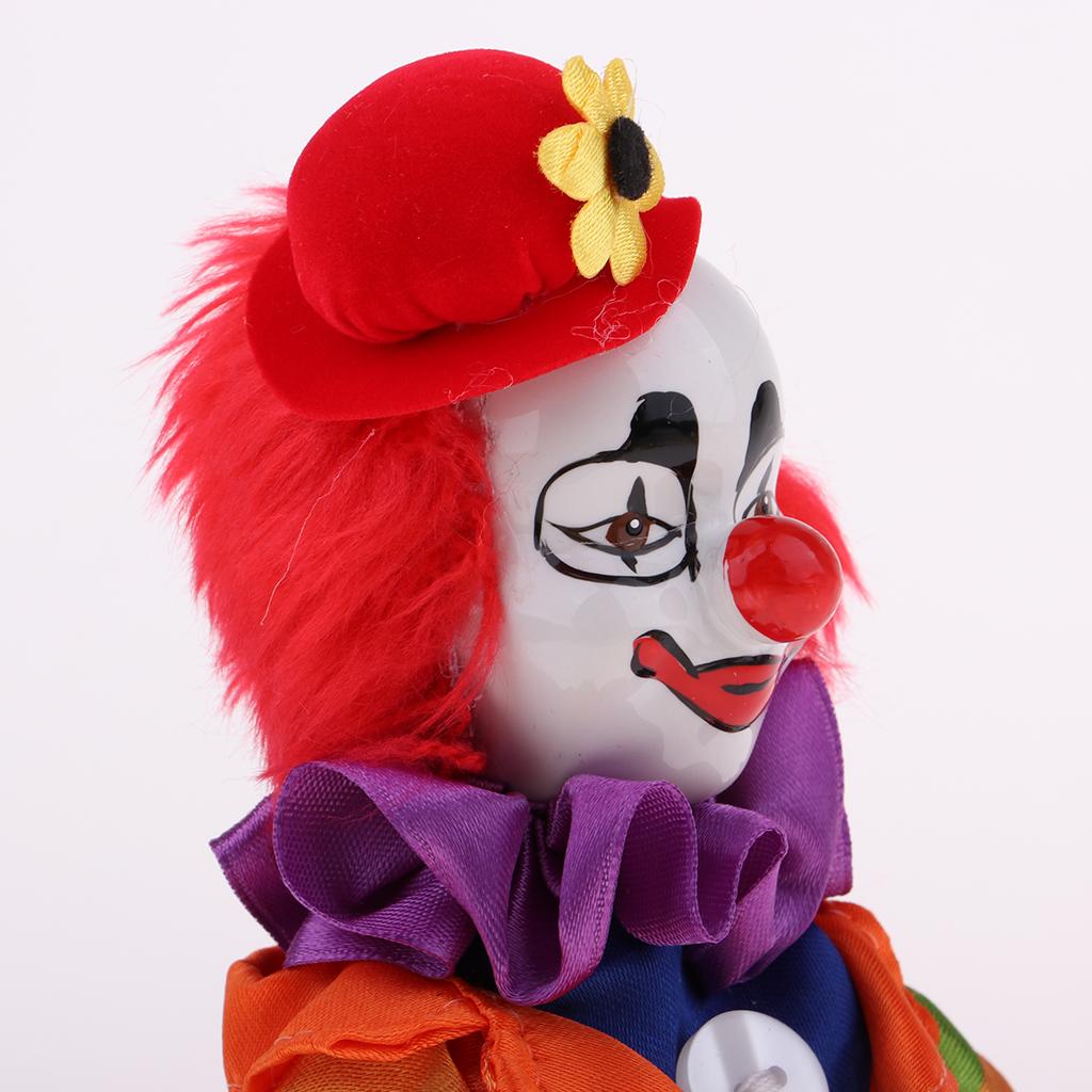 Mini Porcelain Clown Dolls 18c - Vintage Collectible Porcelain Dolls 评论和价格