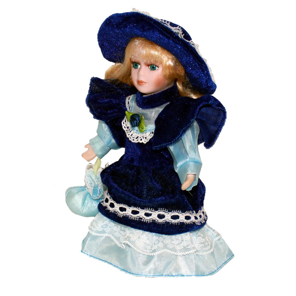 20cm Vintage Style Victorian P - Vintage Collectible Porcelain Dolls 评论和价格