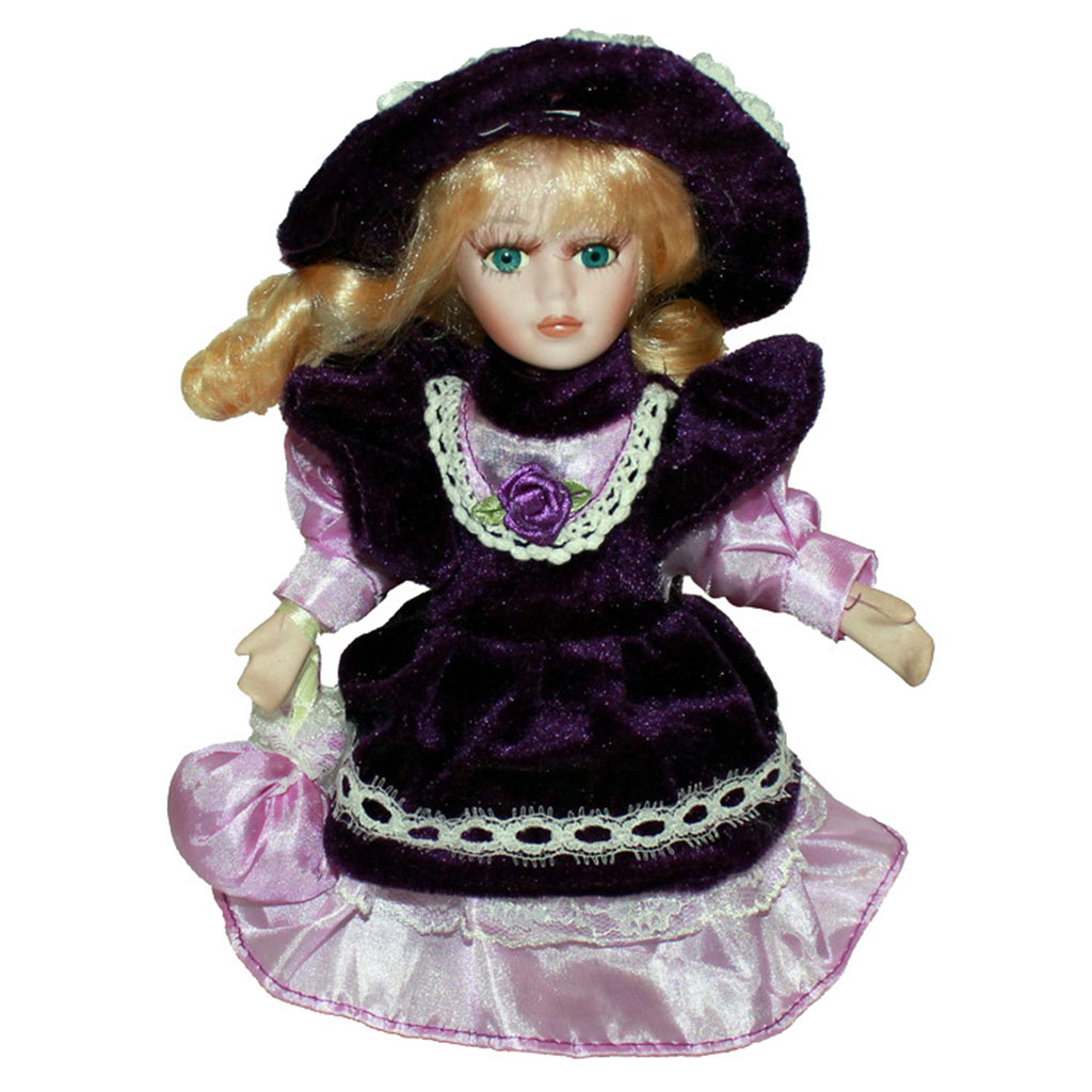 20cm Vintage Style Victorian P - Vintage Collectible Porcelain Dolls 评论和价格