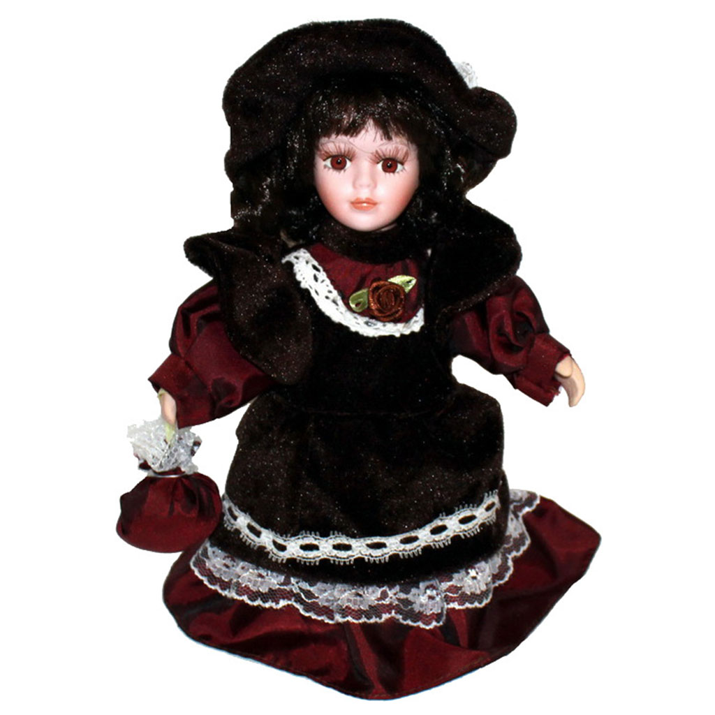 20cm Vintage Style Victorian P - Vintage Collectible Porcelain Dolls 评论和价格